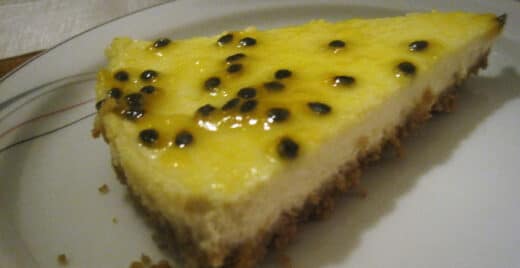 Cheesecake med passionsfrukt
